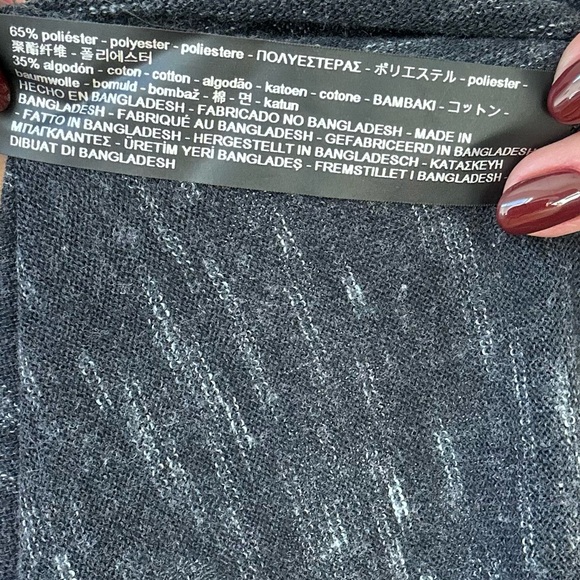 Zara Side Slit Long Sleeve Tunic Top - Picture 11 of 12